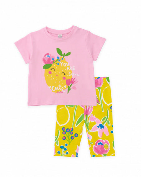 T-Shirt And Capri Leggings