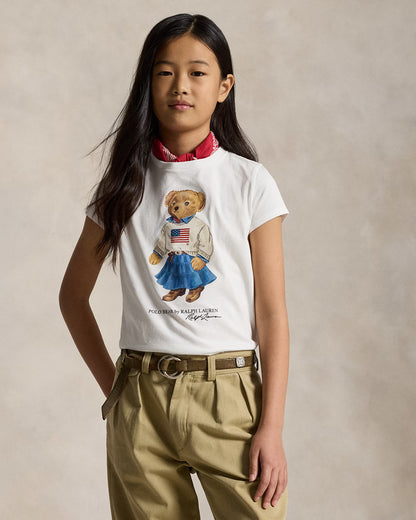 Polo Ralph Lauren Bear Cotton Λευκό