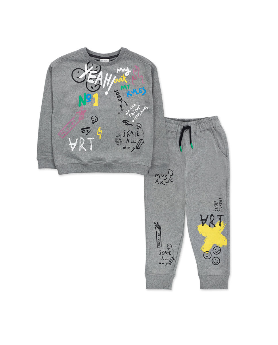 Plush 2 Pieces Suit