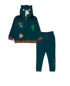 Plush 2 Pieces Suit