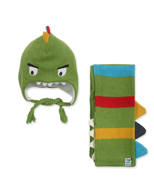 Πλεκτό Σκουφάκι Και Κασκόλ