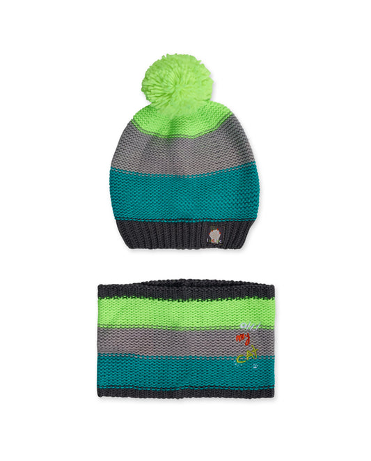 Πλεκτό Σκουφάκι Και Κασκόλ