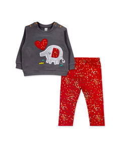 Plush 2 Pieces Suit
