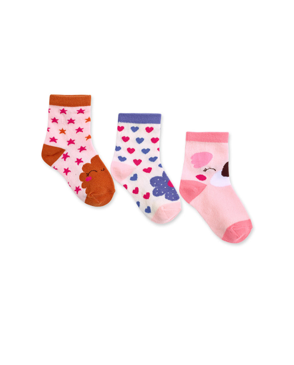 Σετ 3 Ζευγάρια Κάλτσες