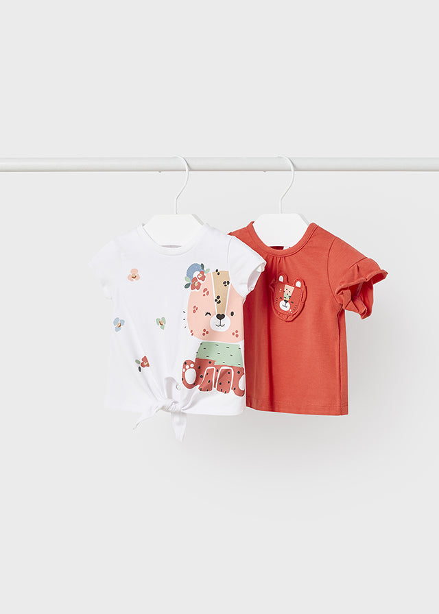 Σετ 2 Μπλουζακια Κοντομανικα